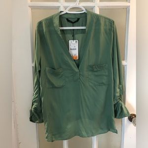 NWT Zara tunic with open back